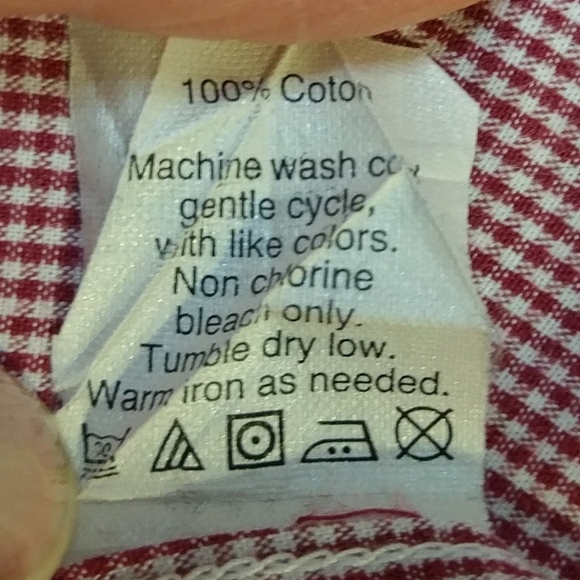 J. Crew Red Checked Button-Down, Size Large - Picture 8 of 8